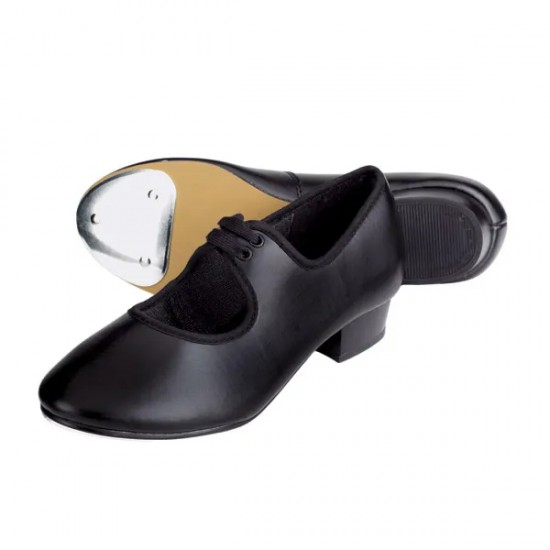 Low heel shoe with toe & heel tap shoes